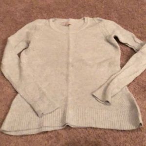 Grey knit sweater